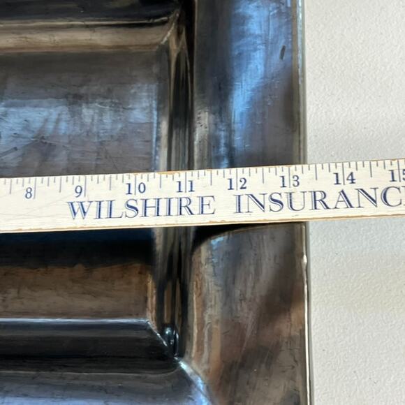 Oaxaca Black Clay Square Pottery Dish Tray Bowl 13.25" ( Barro Negro) Doña Rosa - Picture 3 of 10